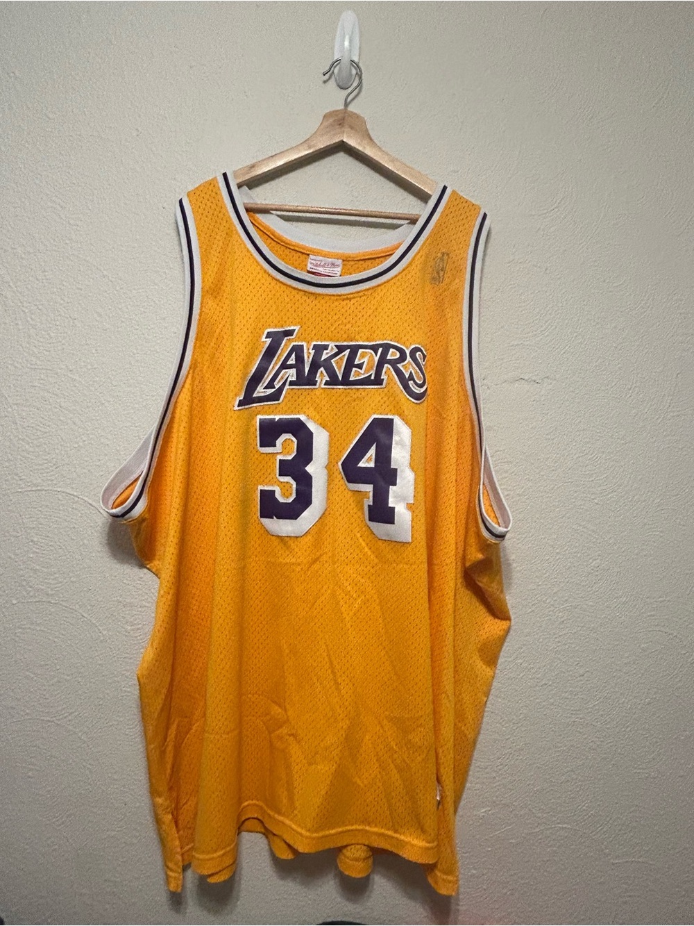 Shaquille O'Neal LA Lakers Mitchell & Ness NBA Swingman Home ‘96 Jersey 6XLB Big